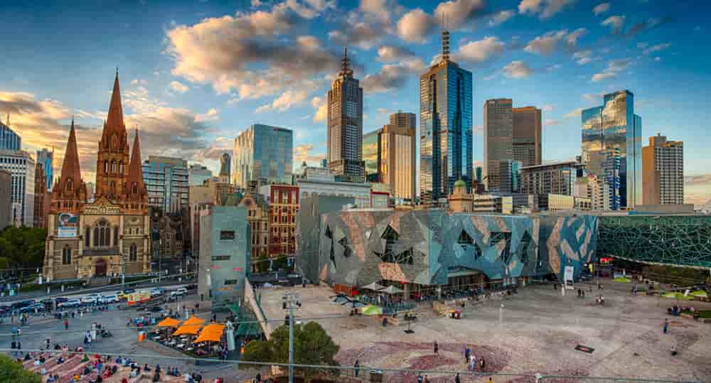 Quảng trường Federation Square Melbourne 